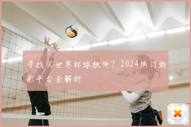 寻找买世界杯球软件?2024热门购彩平台全解析